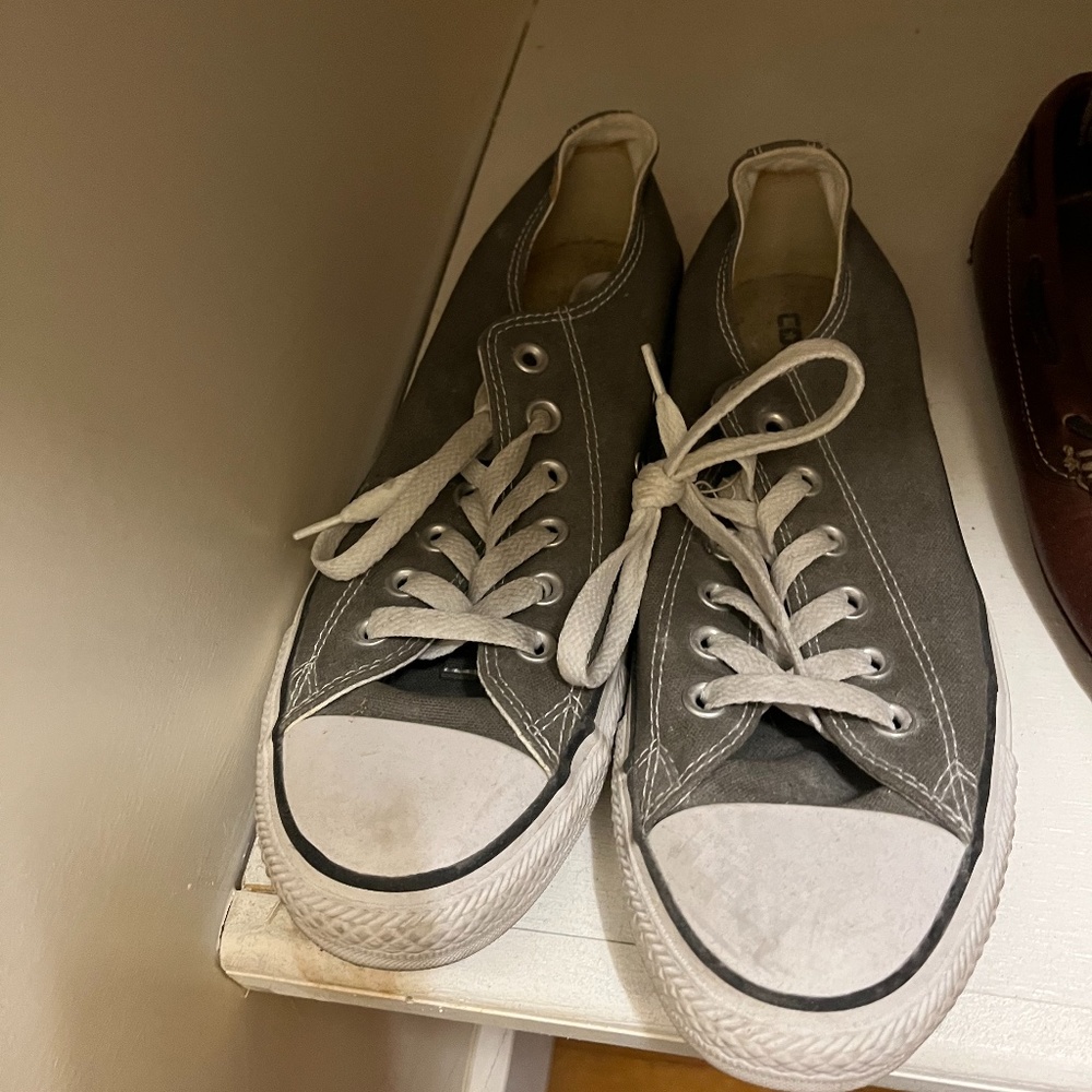 Slate Blue Converse  (Women's 10, Men's 9)